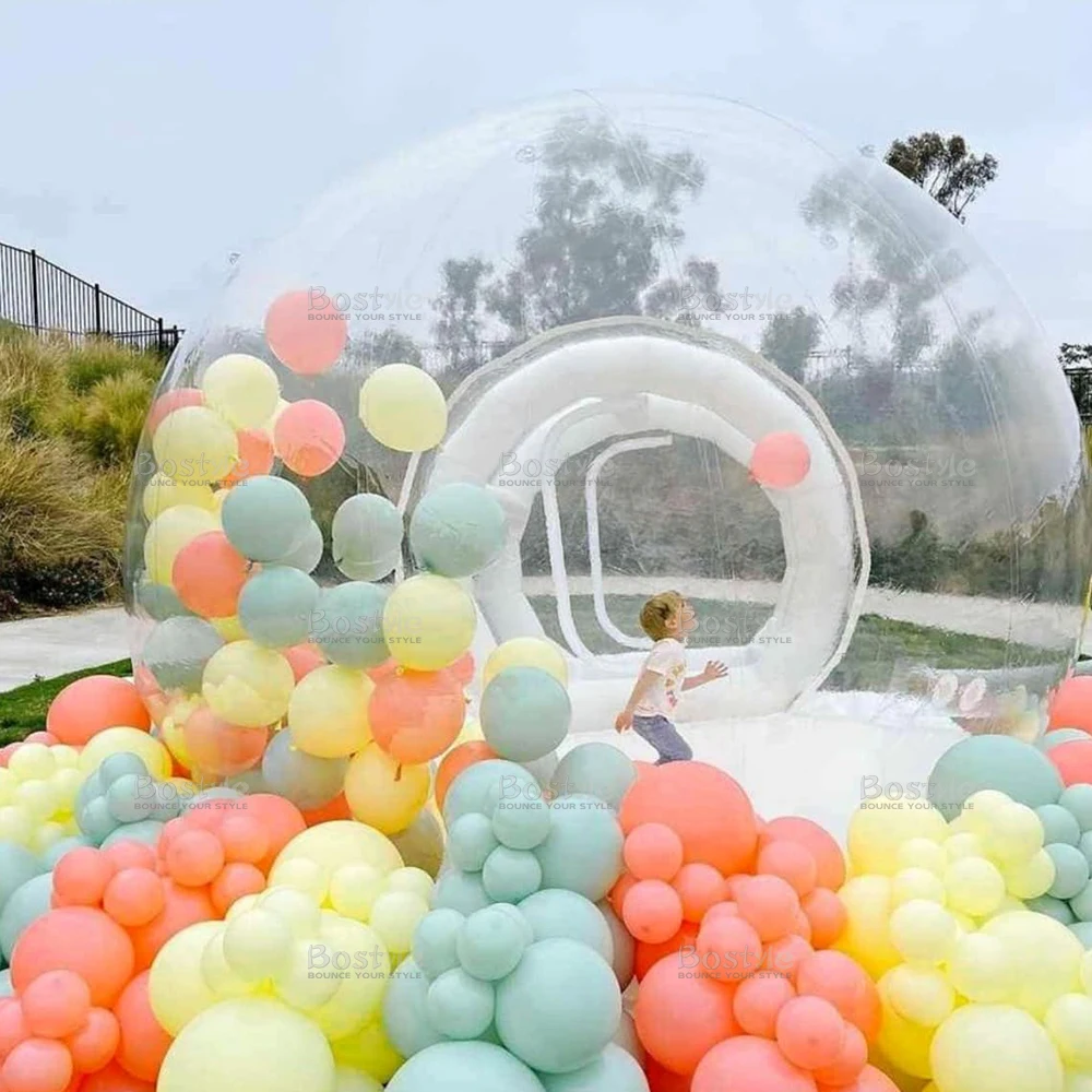 Kids Party Balloons House Giant Clear Inflatable Dome Bubble Tent Transparent Inflatable Bubble Balloons House