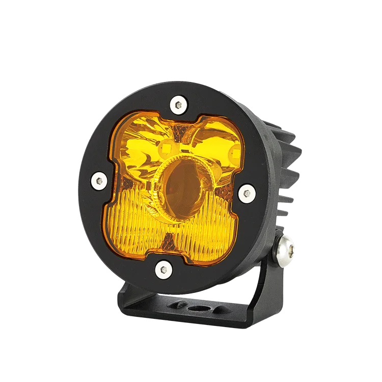 Amber Lens 3 inch 32W Mini LED Driving Pods Light Car Accessories For Offroad LED Work Light Laser Projector Driving Light