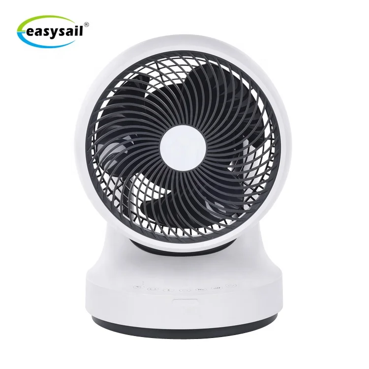 High Quality Household AI 3D Oscillating Electric Turbo Tabletop Smart Circulation Fan 10 inch Portable Air Circulator Fan