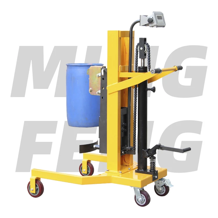 Гидравлические барабанные штабелы mingfeng по заводской цене, масляный барабан, грузовик-транспортер