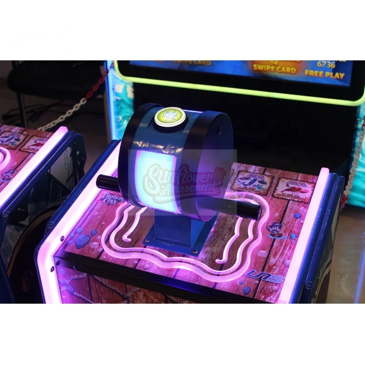 Popular Coin Operated Redemption Machine Treasure Cove Indoor Amusement Video Game 65inch Screen
