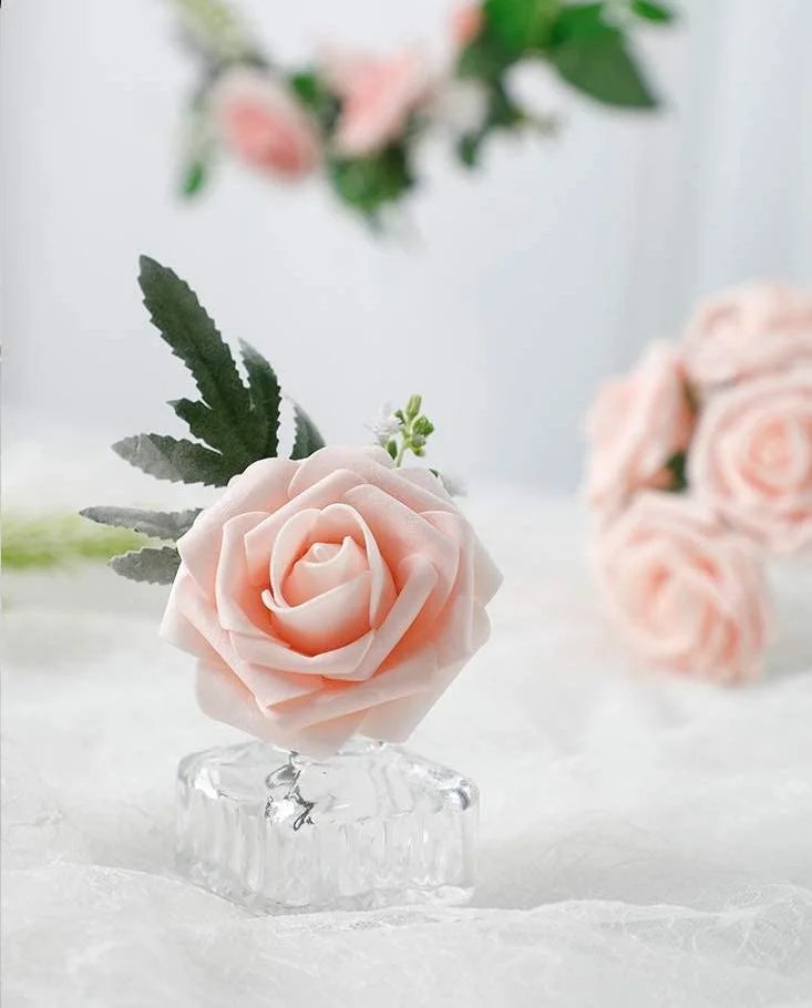 Bridal Hand Holding Artificial Flower Wedding Bouquet Rose Party Decorations Artificial Flower