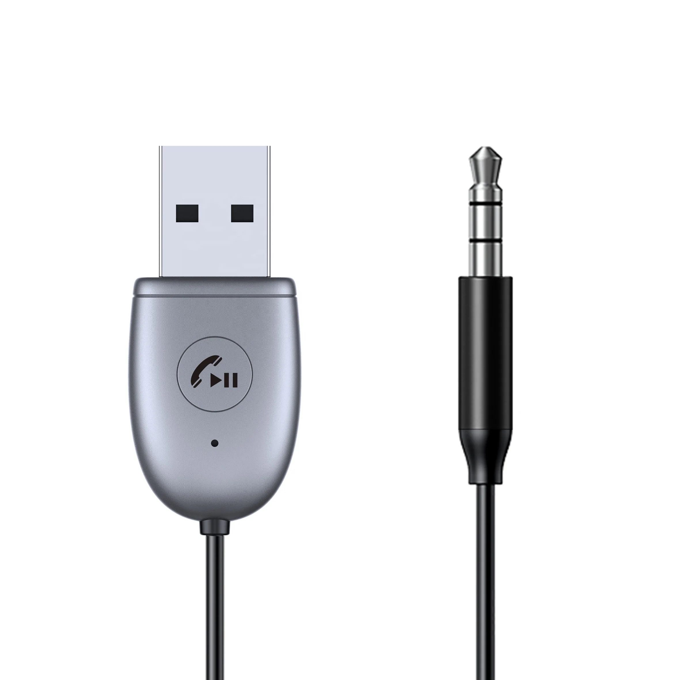 J34 BT 5 0 ключ аудио приемник USB Выдвижной 1 м Универсальный Приемник 3 мм разъем беспроводной гарнитуры Bt