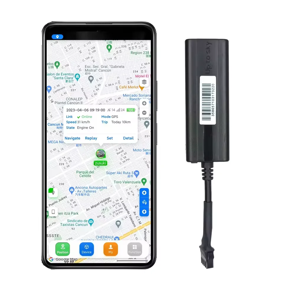 With relay car gps tracker 2g real-time tracking anti-theft GPS mini Tracker for vehicle/car/motorcycle free app