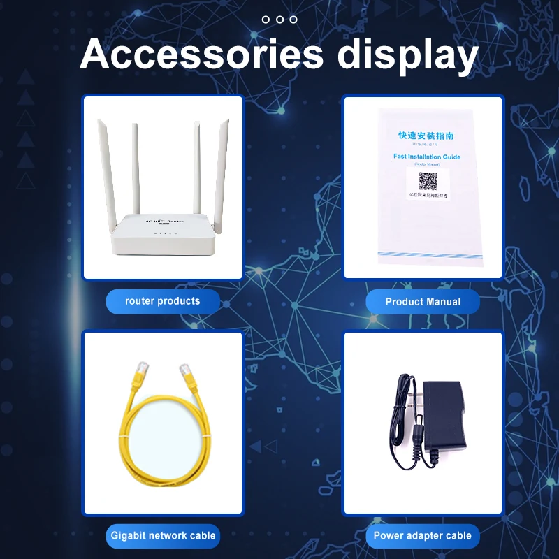 Wholesale 192.168.1.1 RJ45 Port 2.4Ghz 300Mbps 4G Modem Routers WiFi