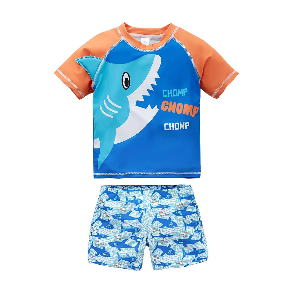 2024 Boys two pieces swimsuit set cartoon printing spa swimming wholesale swimwear beachwear kids for boys