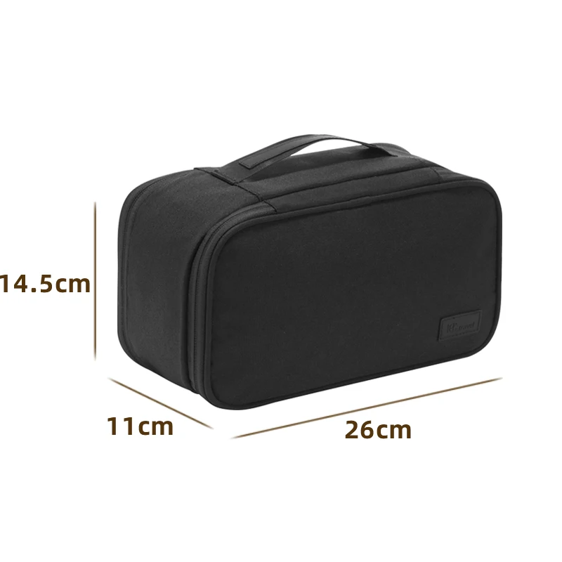 Wholesale Stock RPET Fabric Portable Underwear Storage Bag Bra Travel Pack Underwear Organizer for women