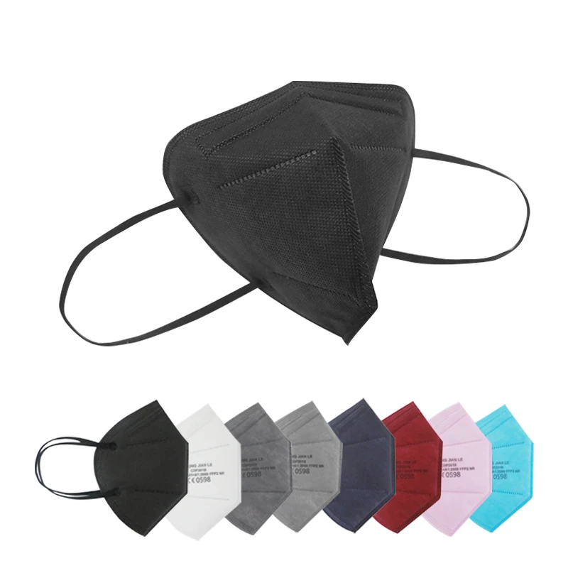 ZHONGJIANLE ffp2ffp3 2021 Non-medical Disposables KN95 Colors Black Respirator FFP2 Mask