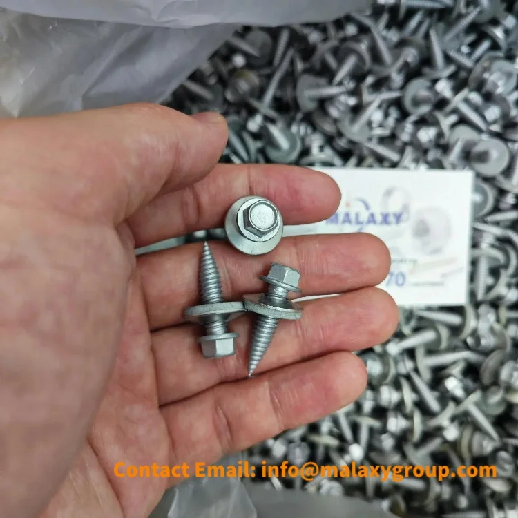 MALAXY Bimetal Stainless Steel 316+scm 435 Sus Metal Compound Hex Head Composite Self Tapping Bi-metal Screw