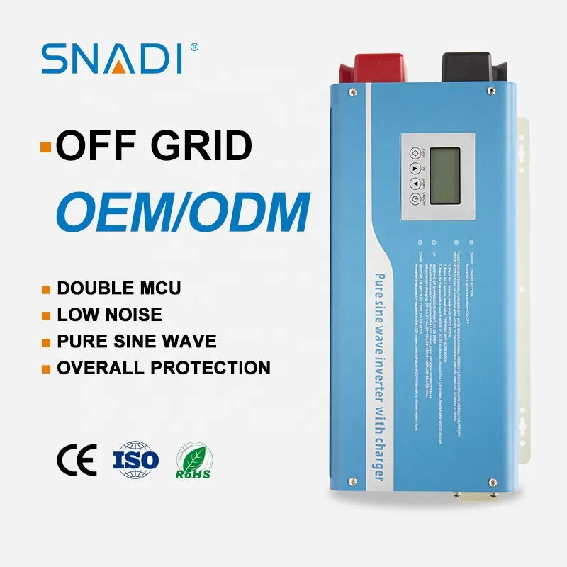  Snat 3kw 3.5KVA Инвертор 24v 220v snadi 3000w солнечный