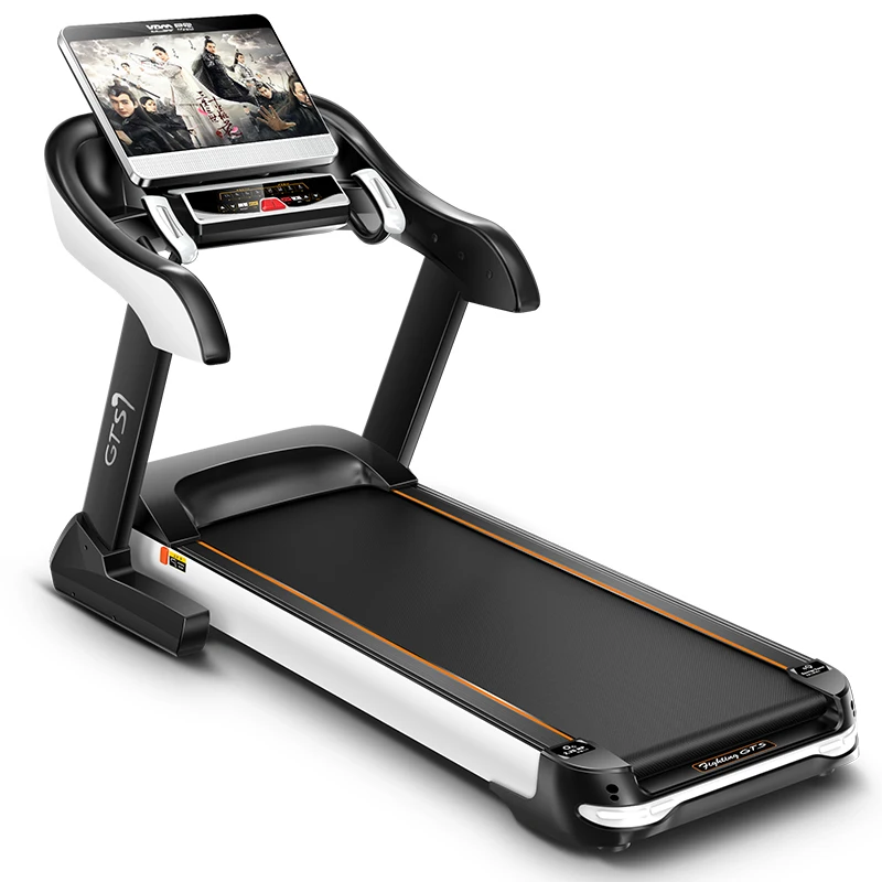 YPOO New style  dc motor controller treadmill 3.5hp motor treadmill best gym semi commercial treadmill with YPOOFIT APP