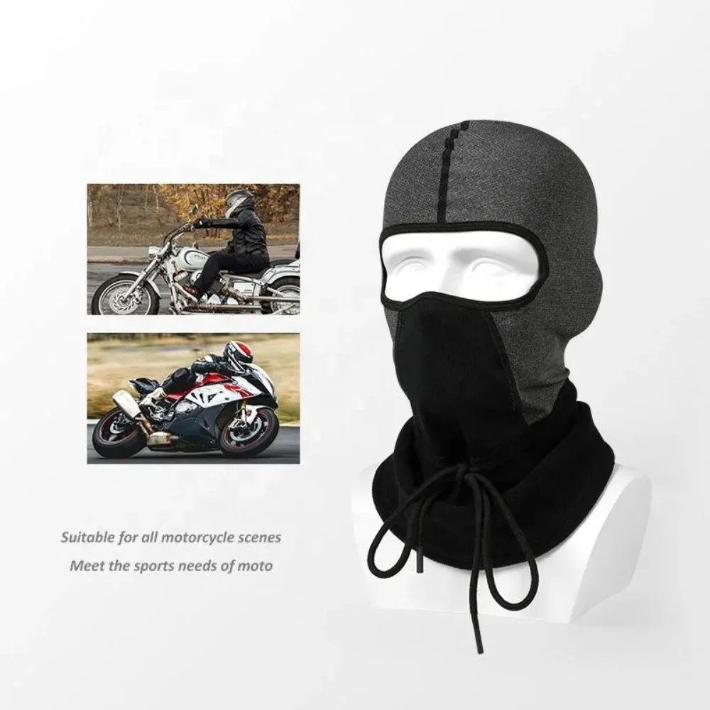 Winter outdoor bike full cover Custom motorcycle Polar warm wool balaclava skull cap helmet lined with motorcycle mask