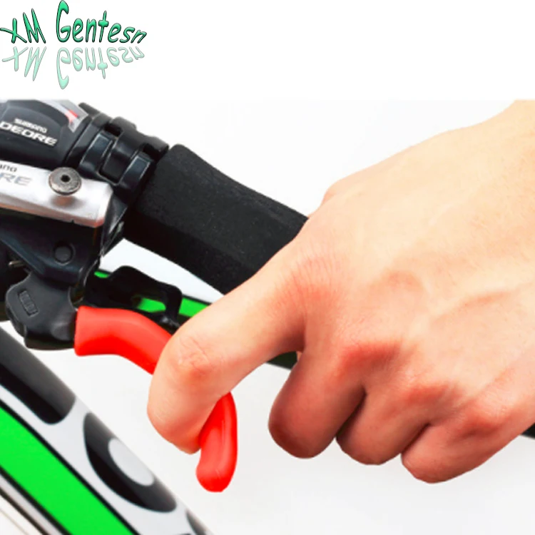 1Pair Nonslip Silicone Cycling Bike Brake Lever Grip Handle Cover Sleeve Soft Protector