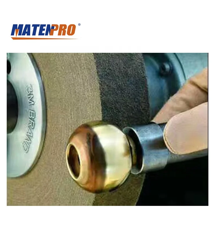 
8 inch black Non woven Matt Polishing Wheels , Fast Heat Dispelling, No Black Discoloration, Abrasion-resistant 