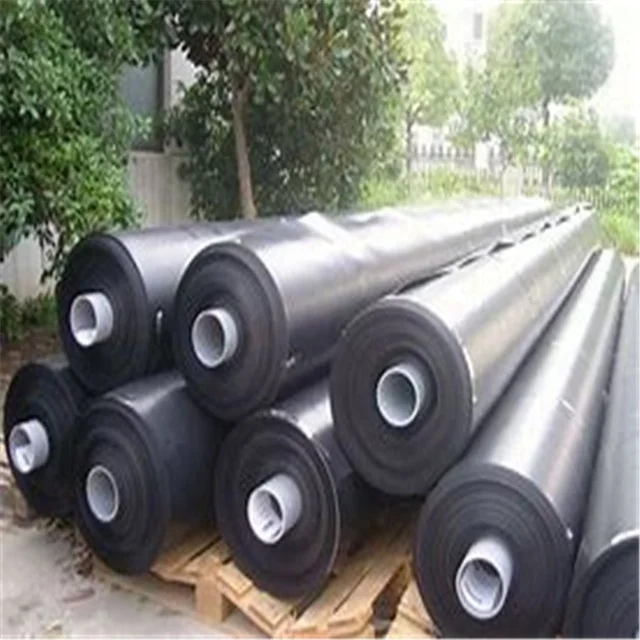 2mm HDPE geomembranes for dam liner water tank smooth surface CN;SHG factory price geomembrane sheet large plastic pond liner