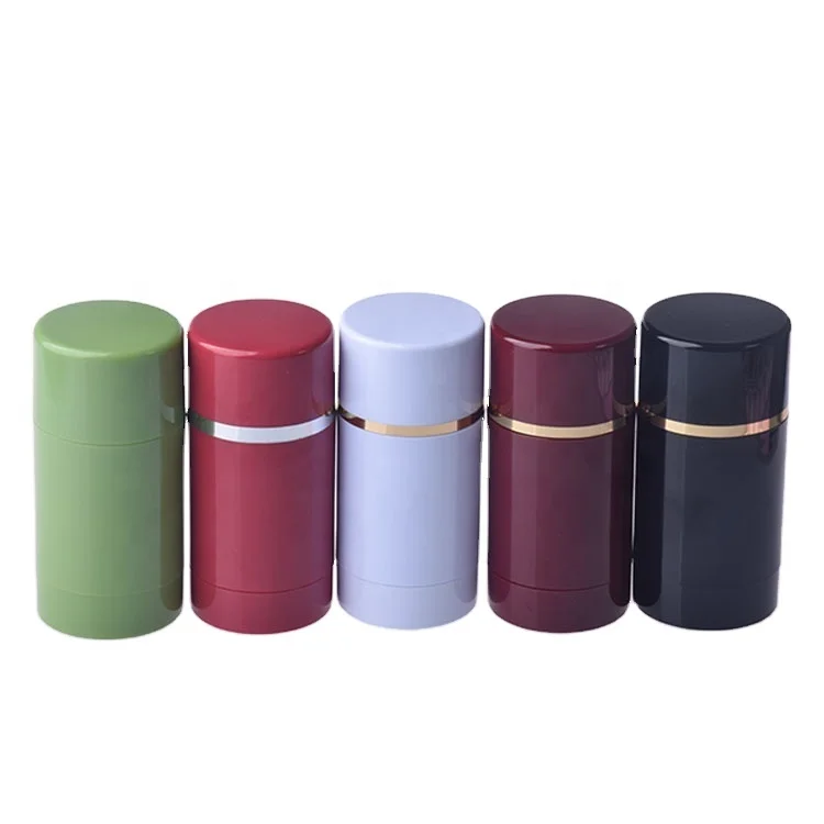 White 15g 30g 50g 75g empty deodorant container stick plastic packaging eco friendly