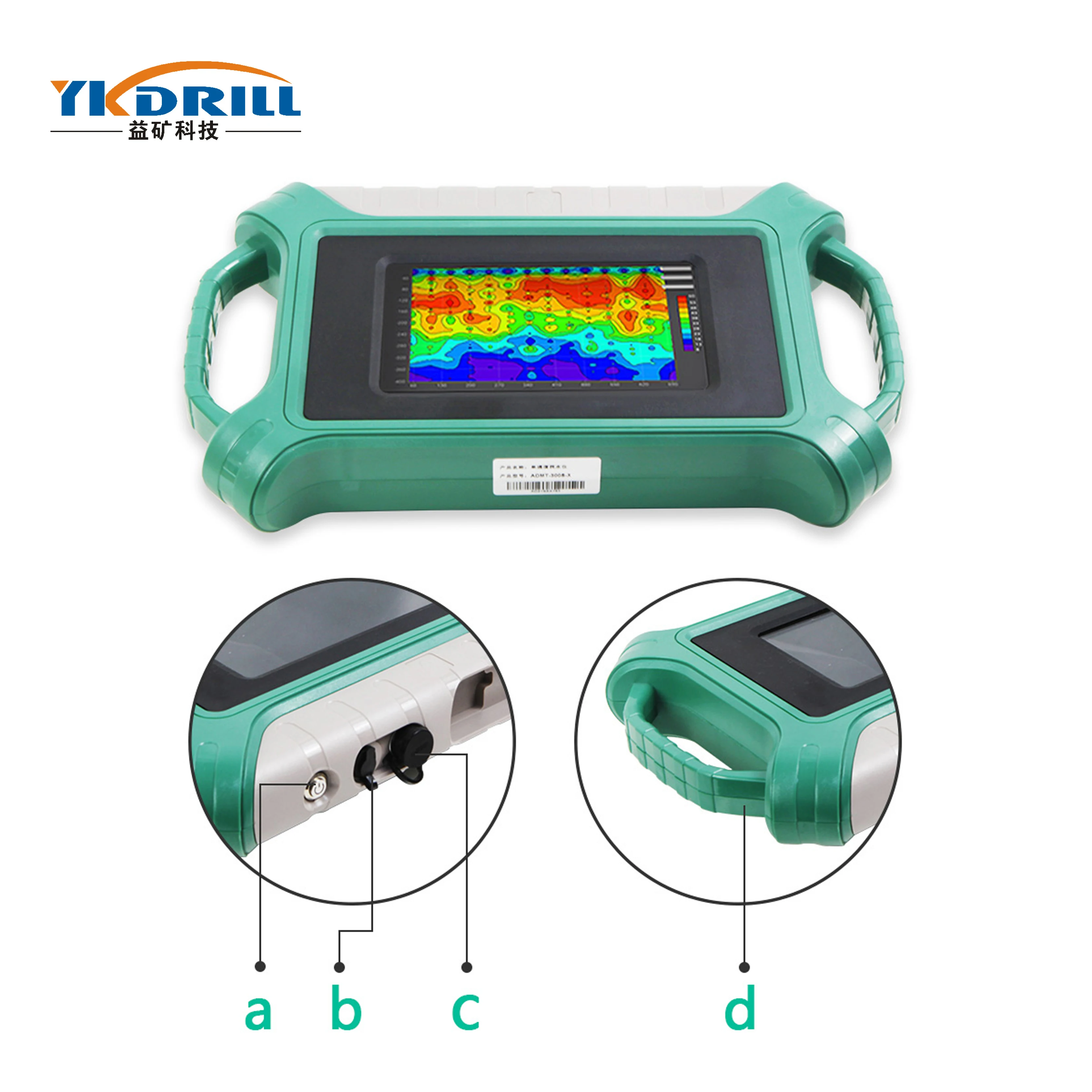 Ground Water Detector Geophysical Water Survey Equipment 300m Borehole Water Detector