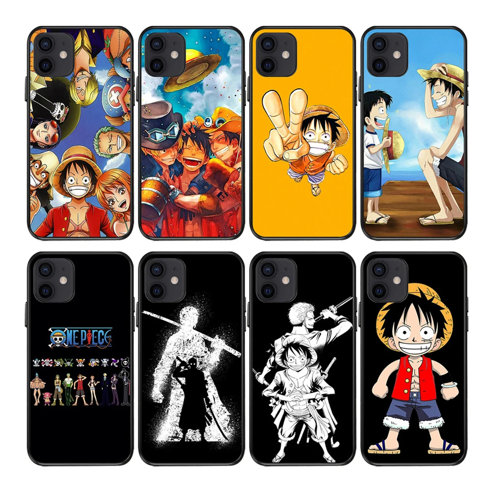 Japanese anime  Dragon Ball  One Piece Cartoon Cool Ninja Phone Cases For iPhone 14 13 12 Pro Max 12 Mini