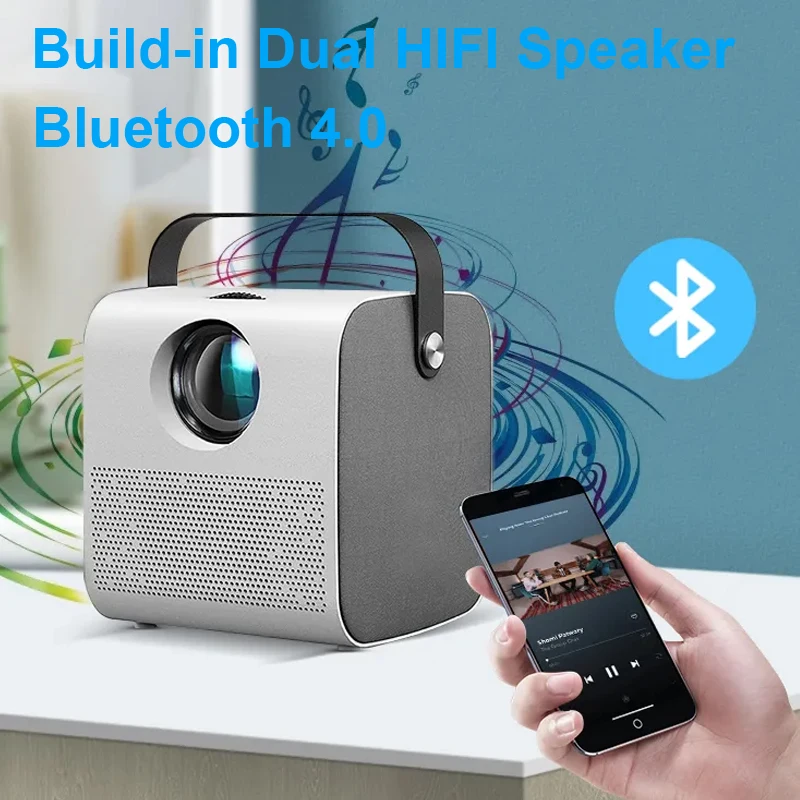 Amazon Hot Selling LCD Projector Cheap Price Mini HD Q3 1080P Office Portable Video Home Theater Projectors