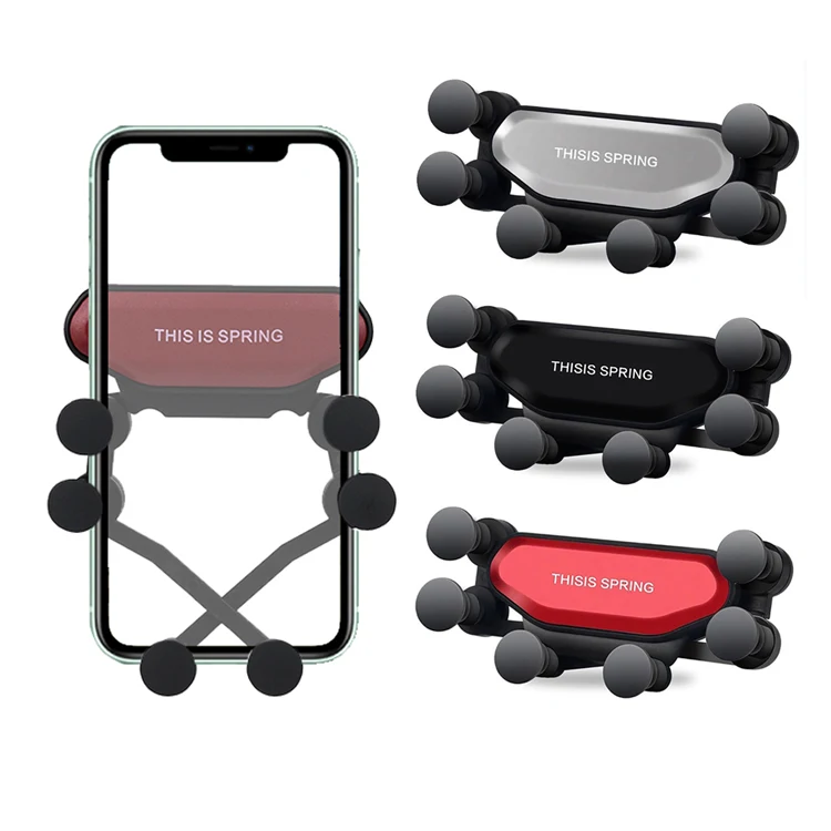 
car accessories 2021 new arrival Gravity air vent car mount mobile phone cradles 