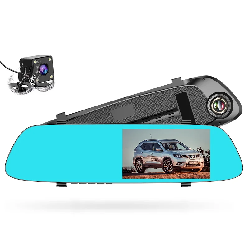 
 Новый 1080P 5 дюймовый дюймовое зеркало Dashcam Автомобильный видеорегистратор Camara De salpicadero Retrovisor леггинсы 1080P  