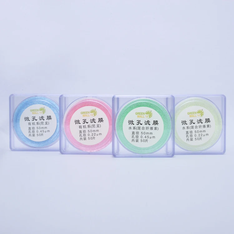 47 мм 0,45 0.22um MCE смешанные эфира целлюлозы strangthened лабораторное тестирование микропористый мембранный фильтр диск