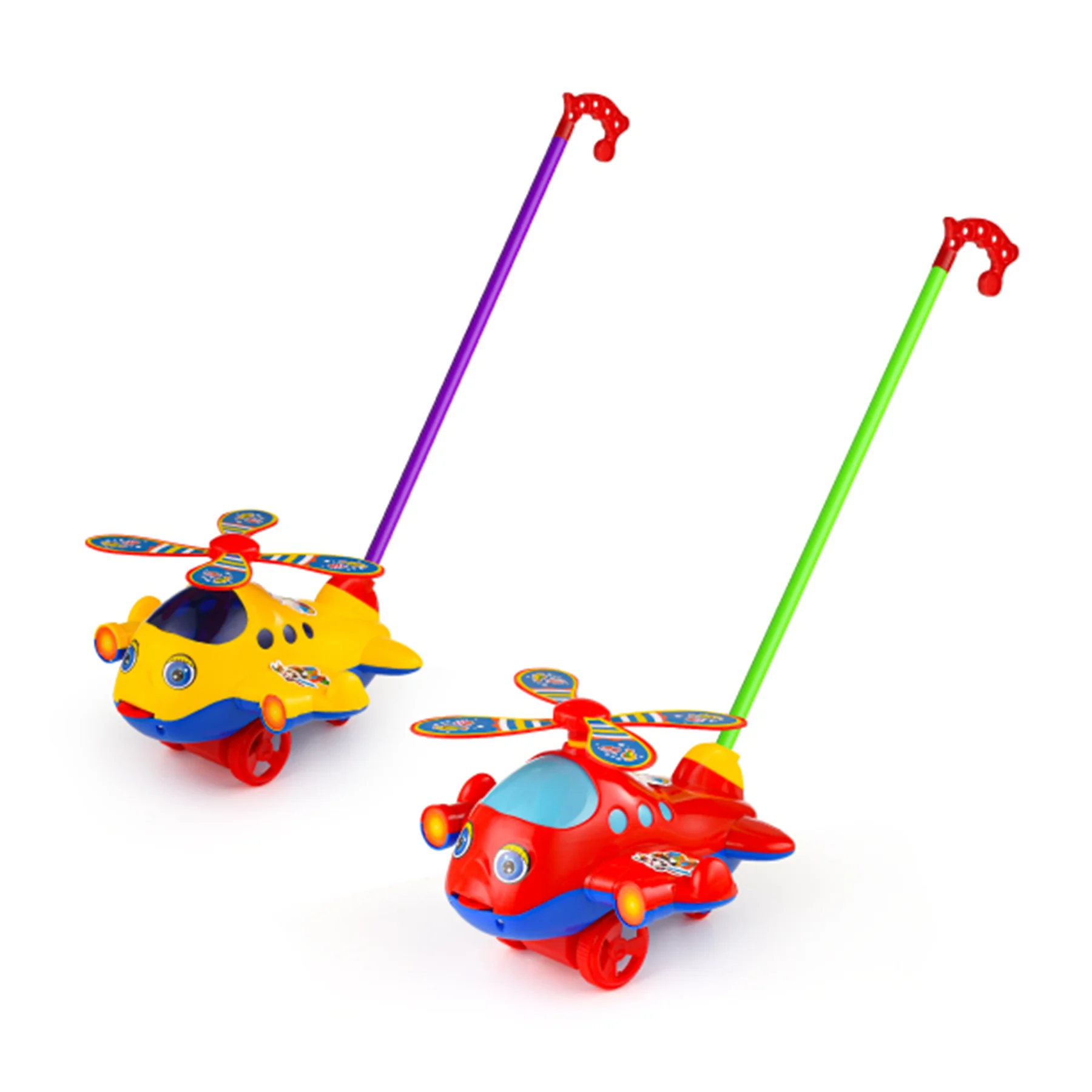 Best Selling Products 2023 Baby Hand Push Toys 0-6 Years Old Toddler Hand Push Helicopter Toys