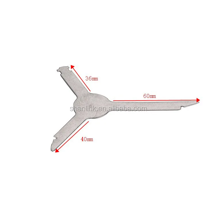 2Pcs 3 in 1 Car Radio Removal  Keys  for Fiat Bravo Audi Mercedes Benz Radio Stereo Release Keys