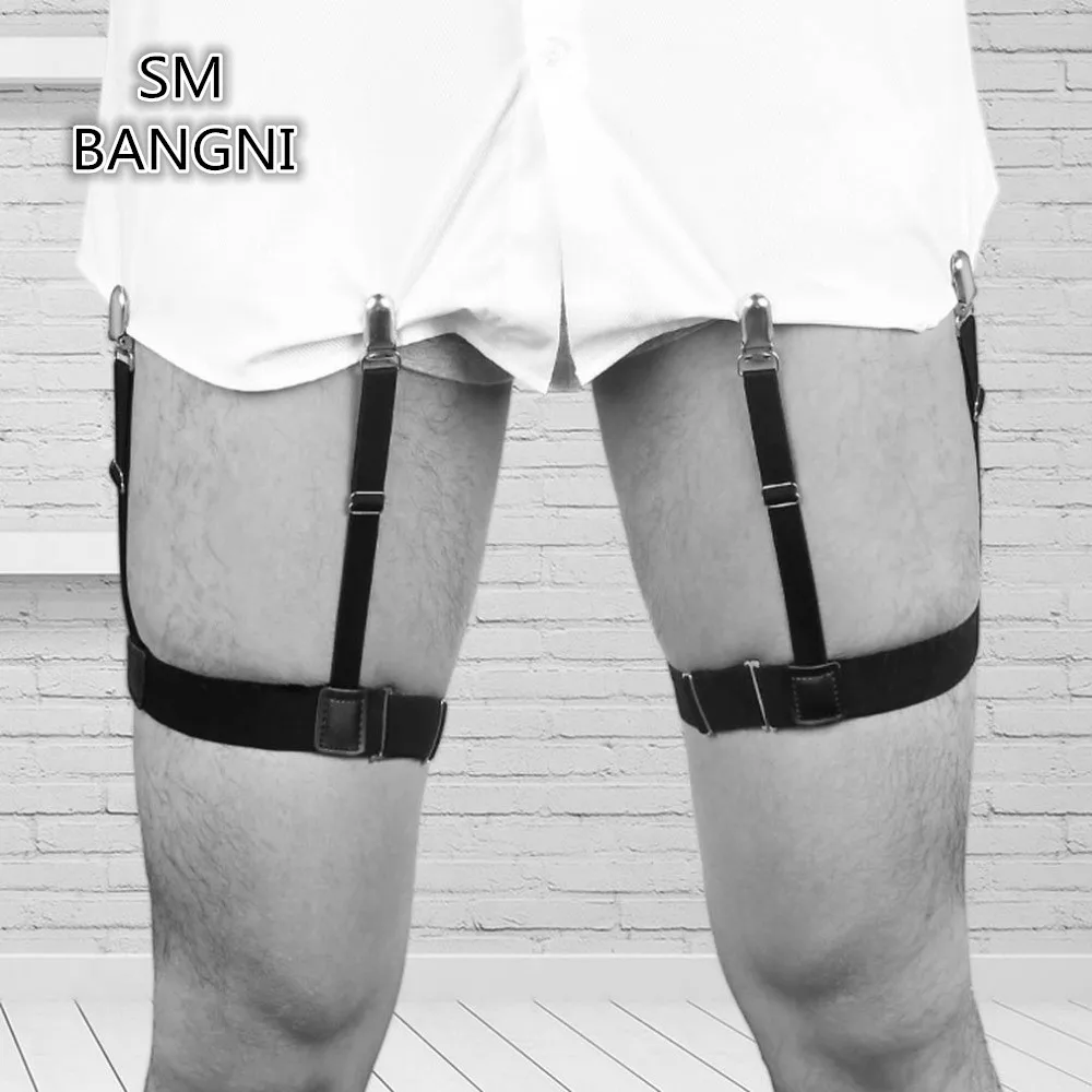 O Variation Fashion Accessories Shirt Tucked Black Elastic Dress T Garter Stays Holder for Men and Women