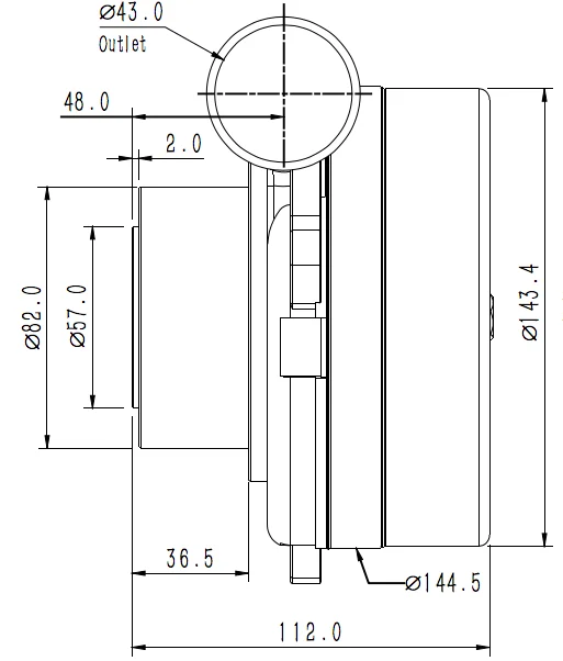 Wonsmart industrial centrifugal blower fan