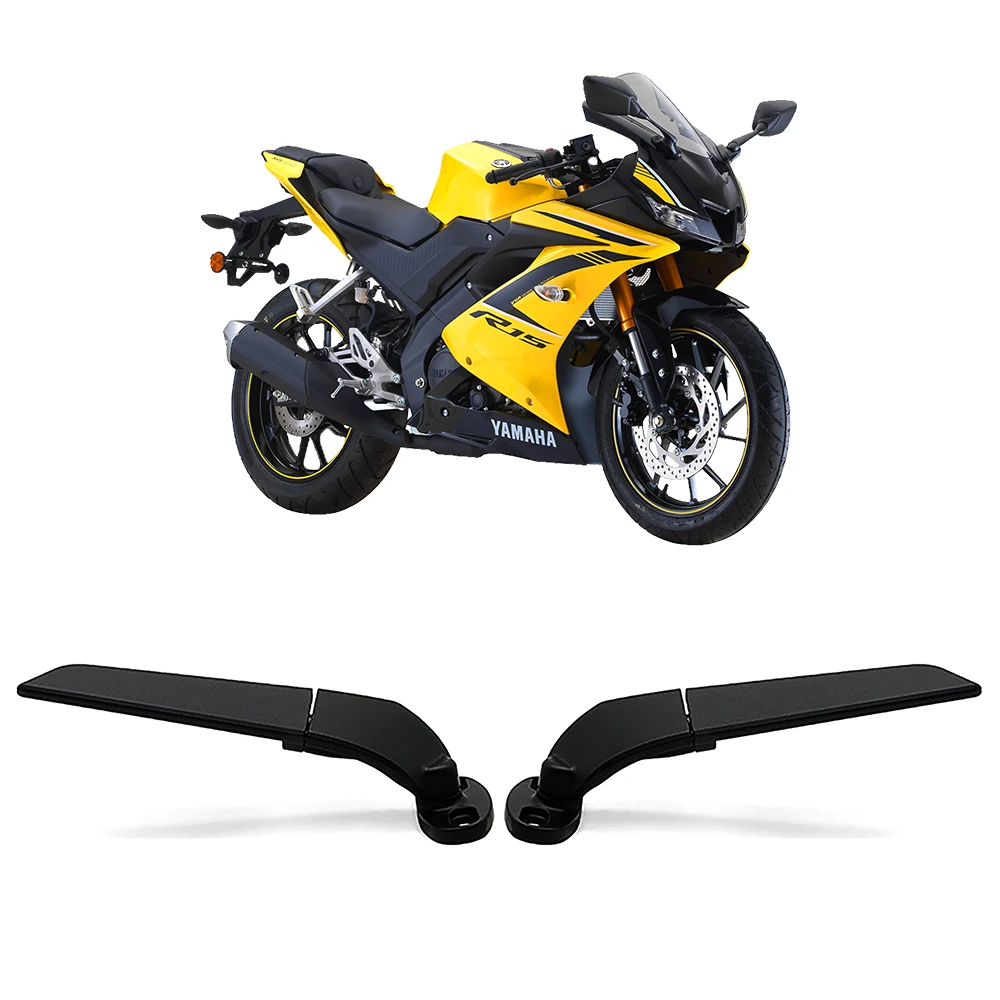 Мотоциклетное боковое зеркало заднего вида с ЧПУ, универсальные мотоциклетные зеркала, Запчасти и аксессуары для Honda Yamaha Suzuki Bmw