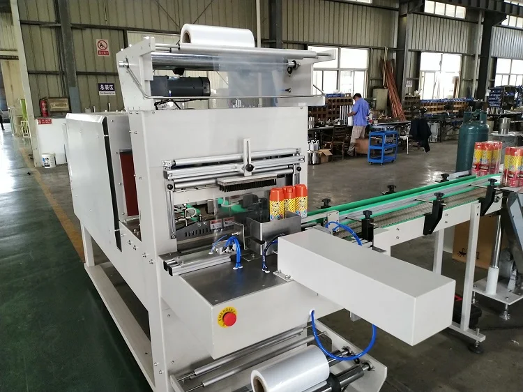 Automatic Heat Shrink Wrap Tunnel Packaging Wrapping Machine