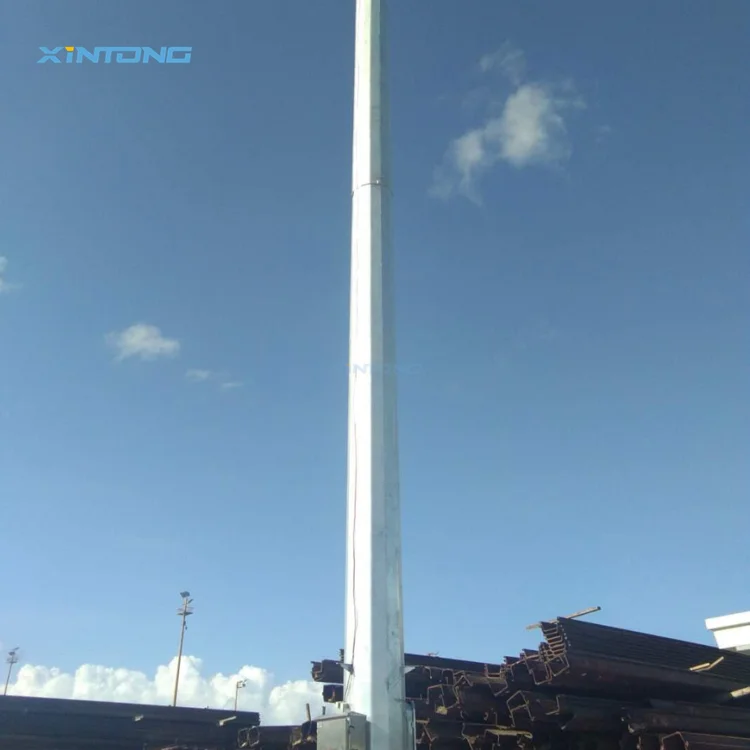 XINTONG High Mast Pole Golf 40 Meter High Mast Pole Stadium High Mast Lighting Pole