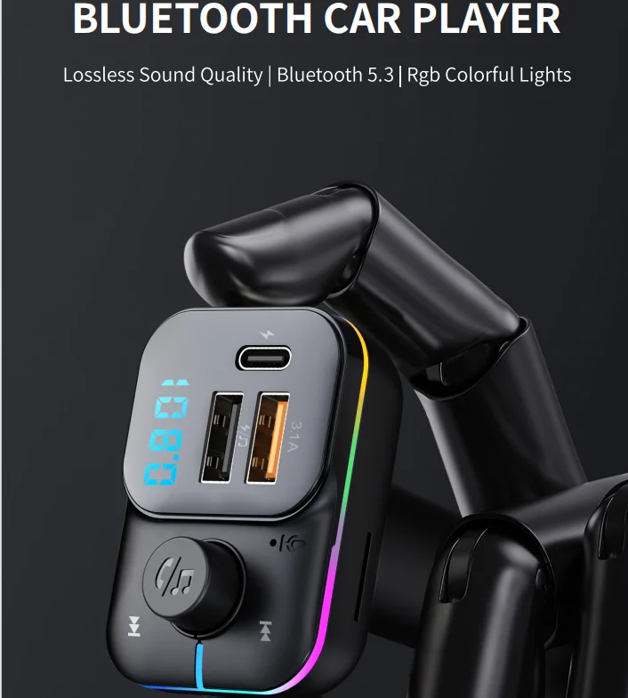 Factory directly bluetooth car fm transmitter mp3 player bluetooth for car amplifier mp3 player