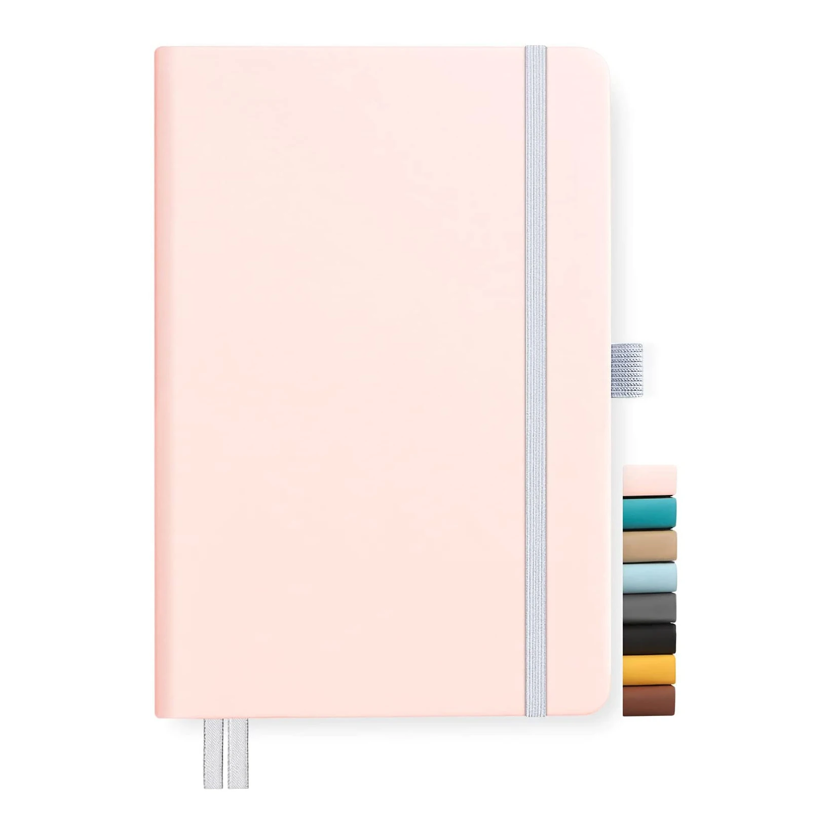 Premium Thick Paper Classic Ruled Hard Cover Light Pink Planners Agenda Custom Printing
