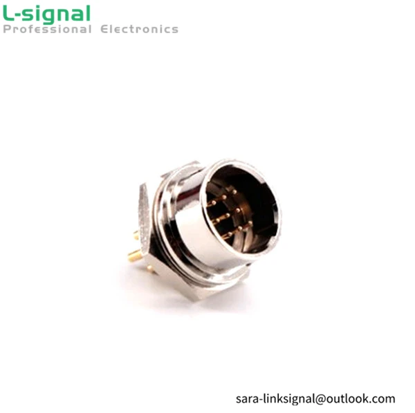 YC12 12mm Male Female Connector Miniature Aviation Plug M12 9 Pin Circular Connector