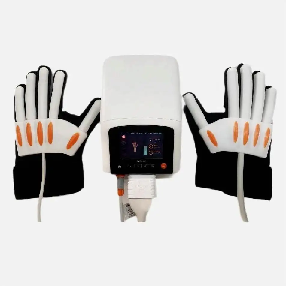 Intelligent Hand rehabilitation robot glove device with virtual rehabilitation gaming equipment for arm