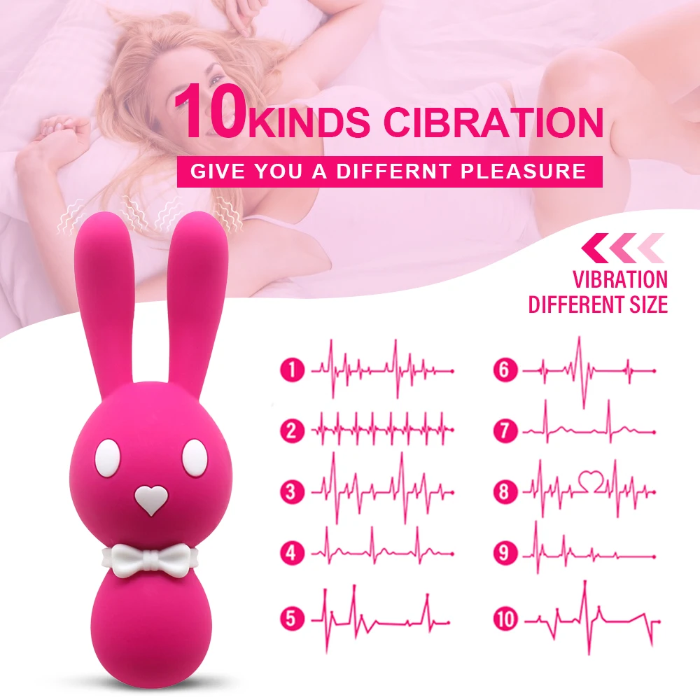 Silicone Waterproof Massager dido vibrator adult sex toy toys USB Charger Rabbit Vibrator
