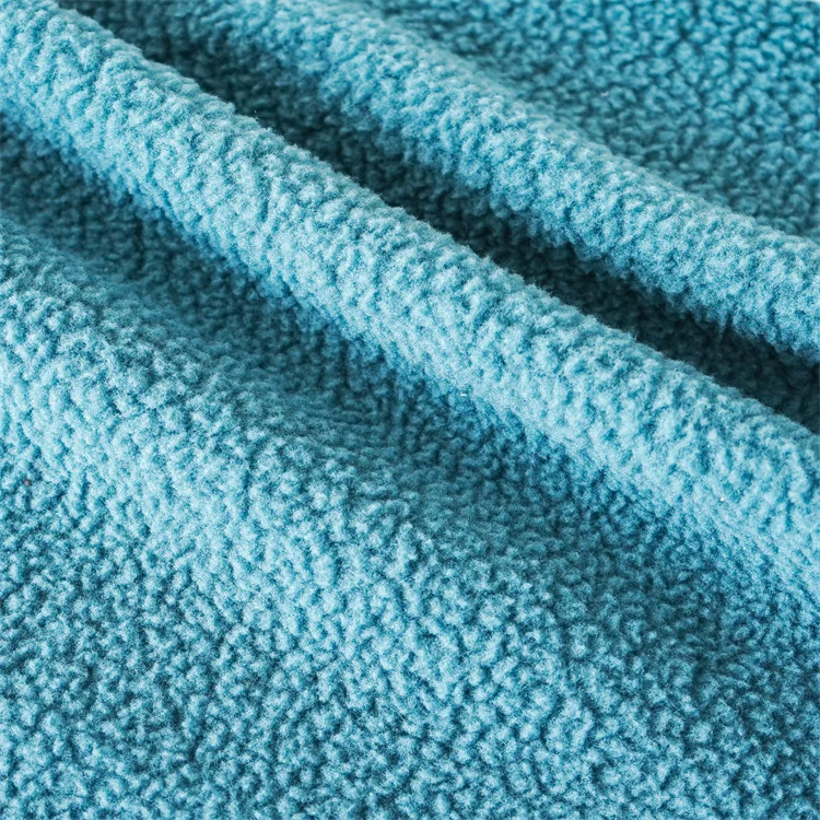 Fabric Heavyweight Sherpa Fogarment Jacket Coat Warmly Keeping Factory Price Ollie Velvet Solid Color 100% Polyester Sofa Fabric