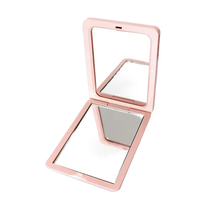 Folding No Decorative Square Cosmetic Pocket Mirror Portable Beauty Mirror