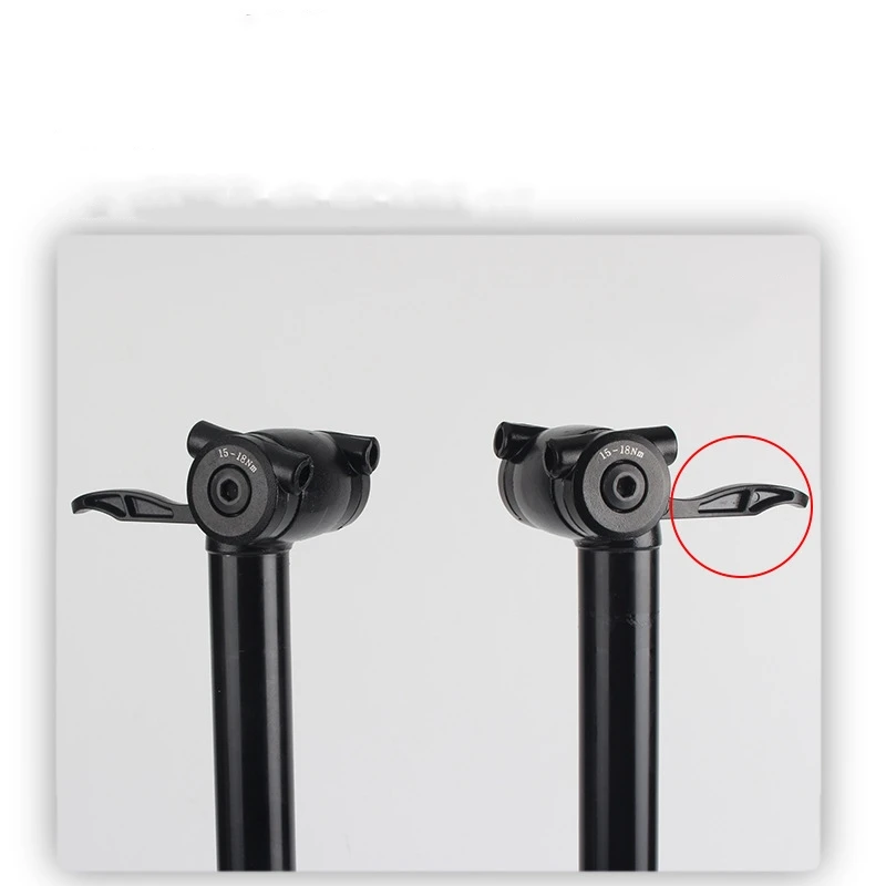 Mountain Bike air Pressure Drop Seat Post Aluminum Alloy Hand Control Telescopic Adjustment with Suspension