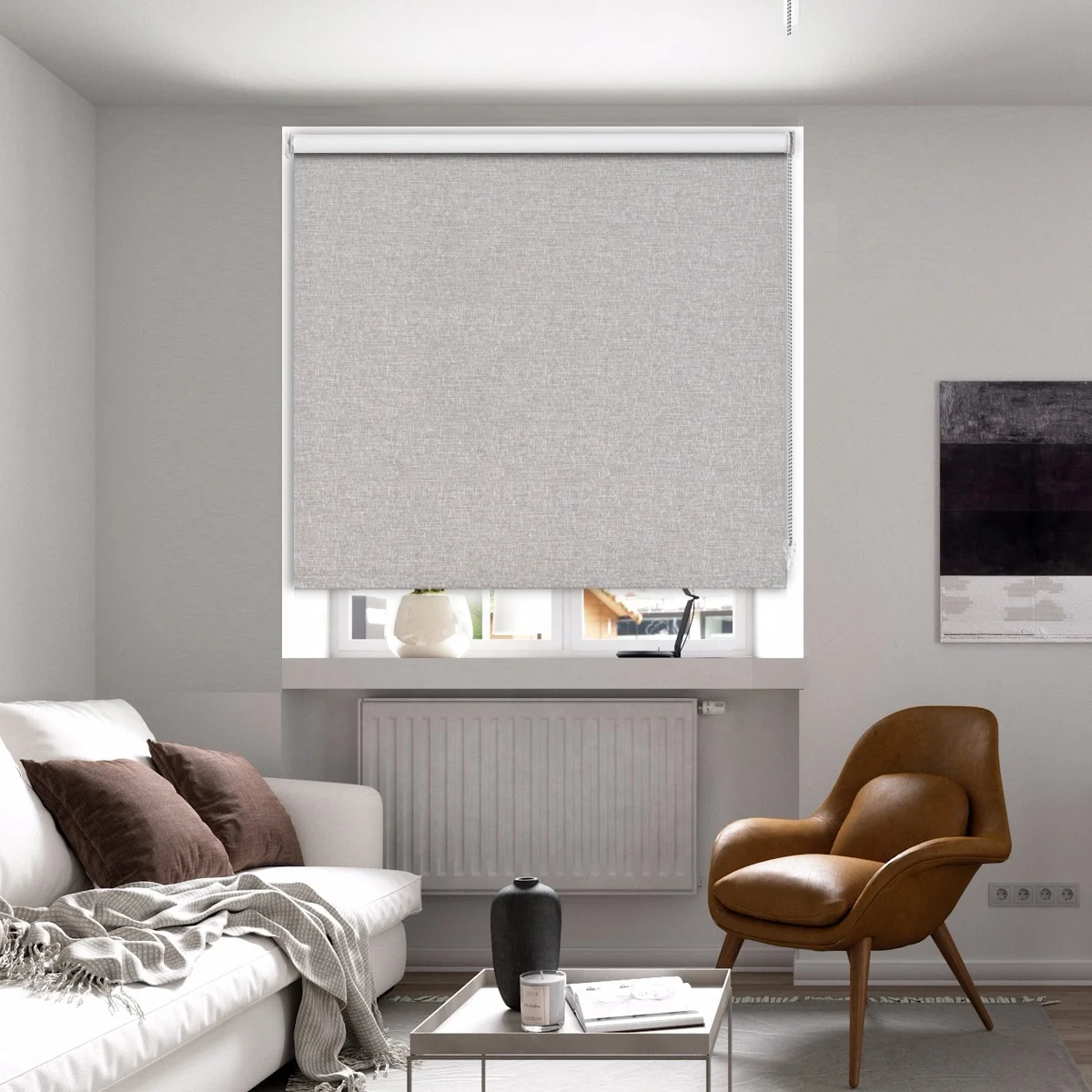High Quality 100% Blackout Roller Blinds Manufacturer, In Stock Striped Jacquard Pattern Roller Shutter Blind Shades