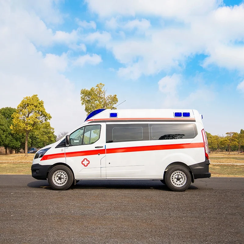 Factory Price 4x2 Emergency Ambulance Vehicle Van Ambulance with Basic Life Support for Hospital Patient Transport