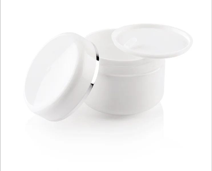 luxury cosmetic white 10g 20g 30g 50g 100g 150g 200g 250g 500g PP plastic cream jar for skin care cream