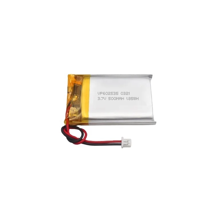 Custom 602535 Lipo 3.7V 500Mah Polymer Lithium Ion Battery