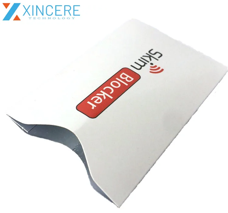 Security Protection RFID Blocker Credit Card Sleeve Holder Rfid Blocking Sleeve