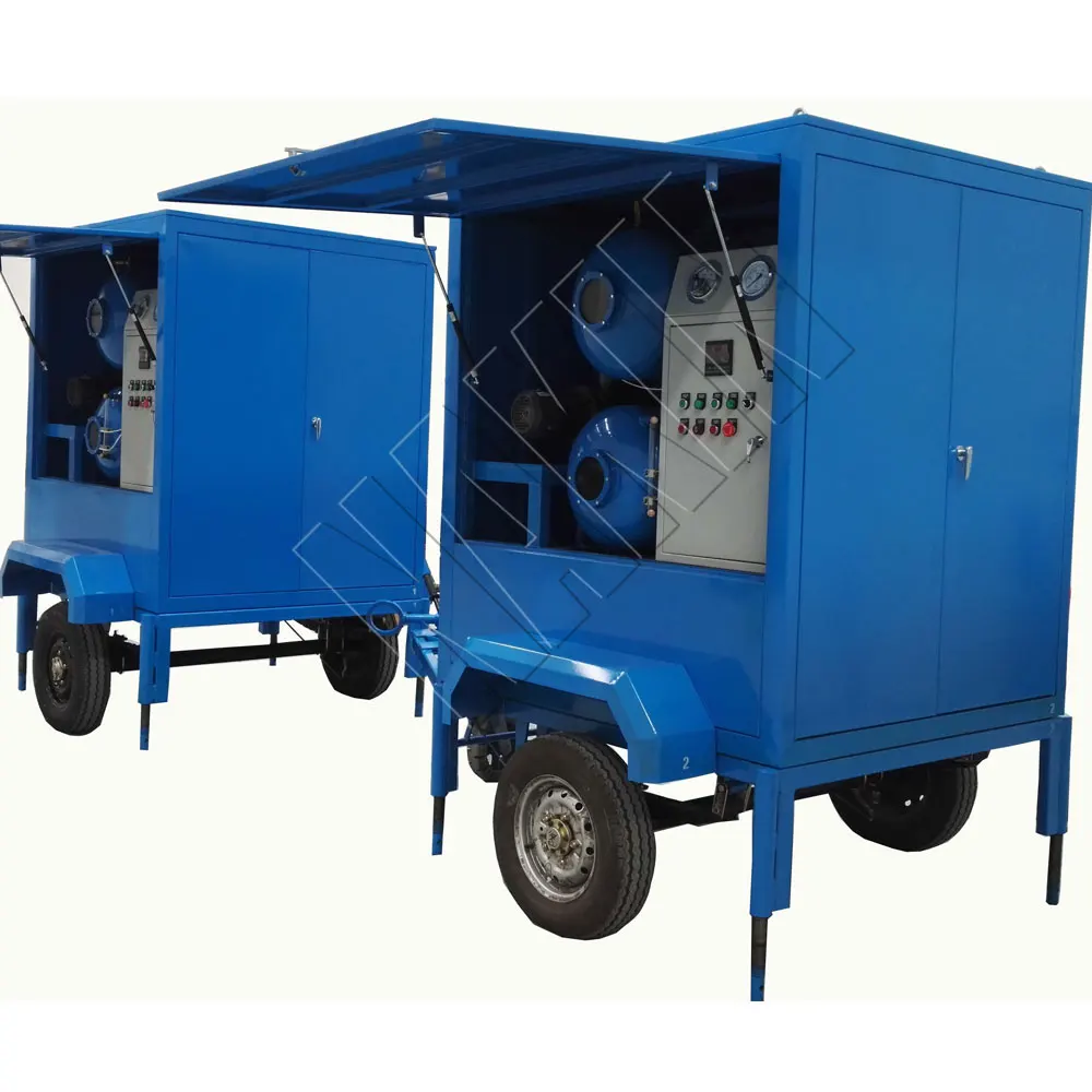 Trailer Type Transformer Oil Filtration Machine Vacuum Transformer Oil Purifier Transformer Oil Centrifuging