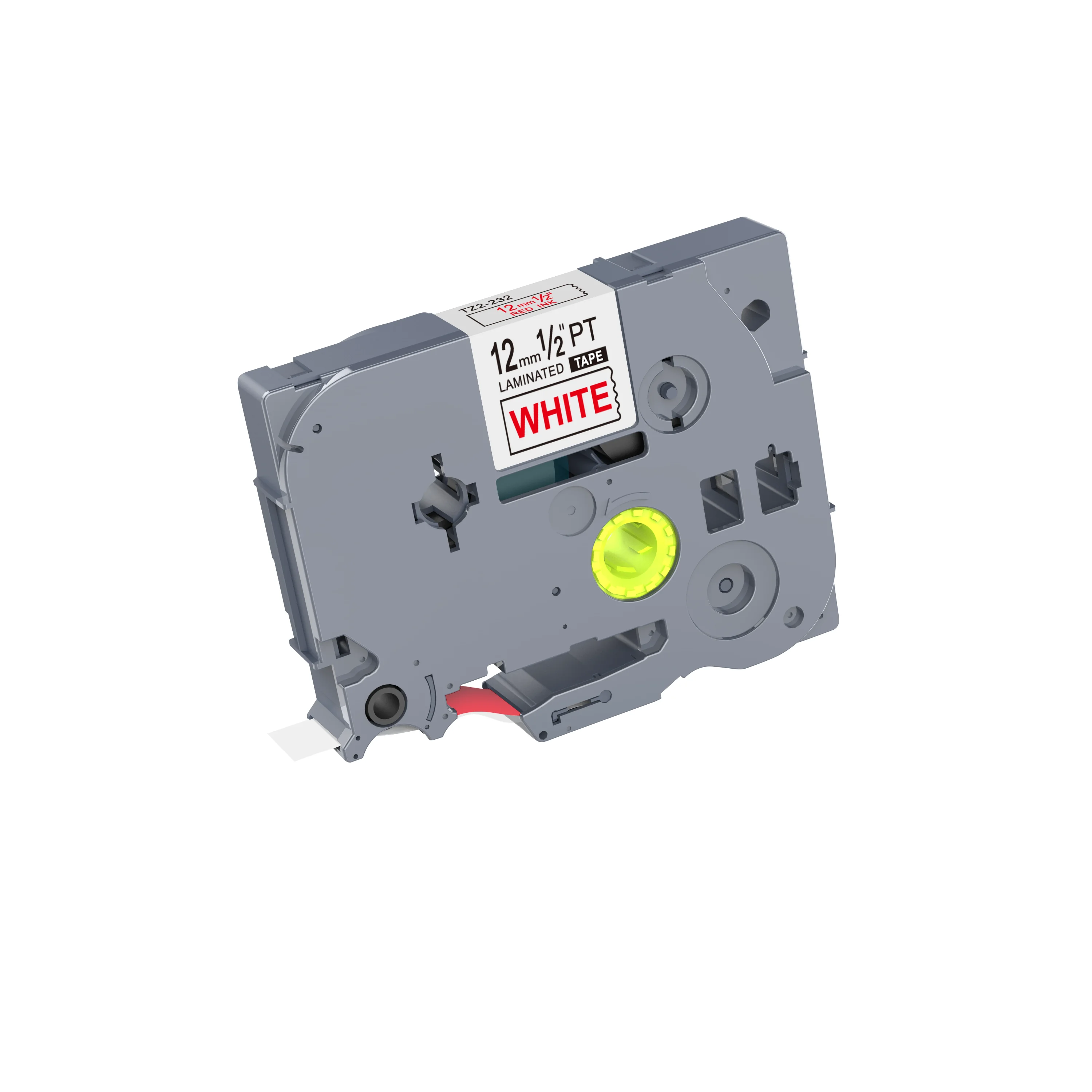 TZ232 TZe232 TZ-232 TZe-232 12 мм красный на белом Совместимость ламинированные этикетки лента картридж для принтера Brother PT-310