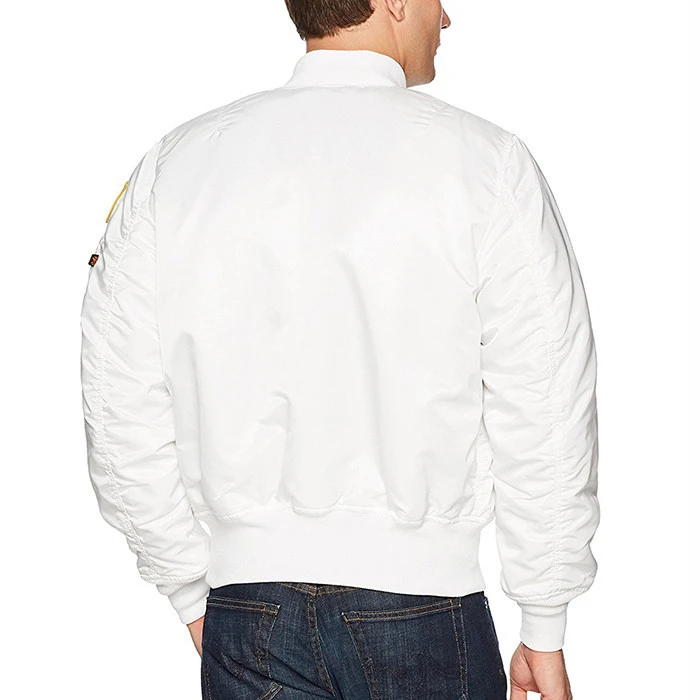 White Jacket Own Custom Nasa Patch Mens Clothing Autumn Summer Fashion German Handsome Uniform Cotton Loose Khaki Work Clothes