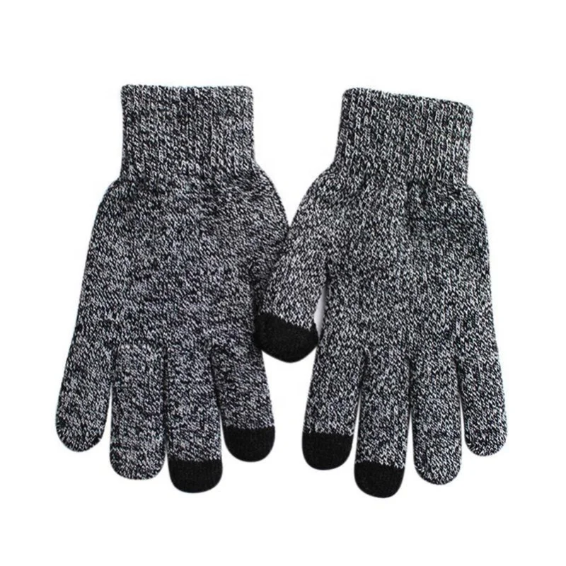 Unisex Full Finger Anti Skip Warmer Hand Texting Thermal Driving Stretch Windproof Guantes Touch Screen Winter Gloves